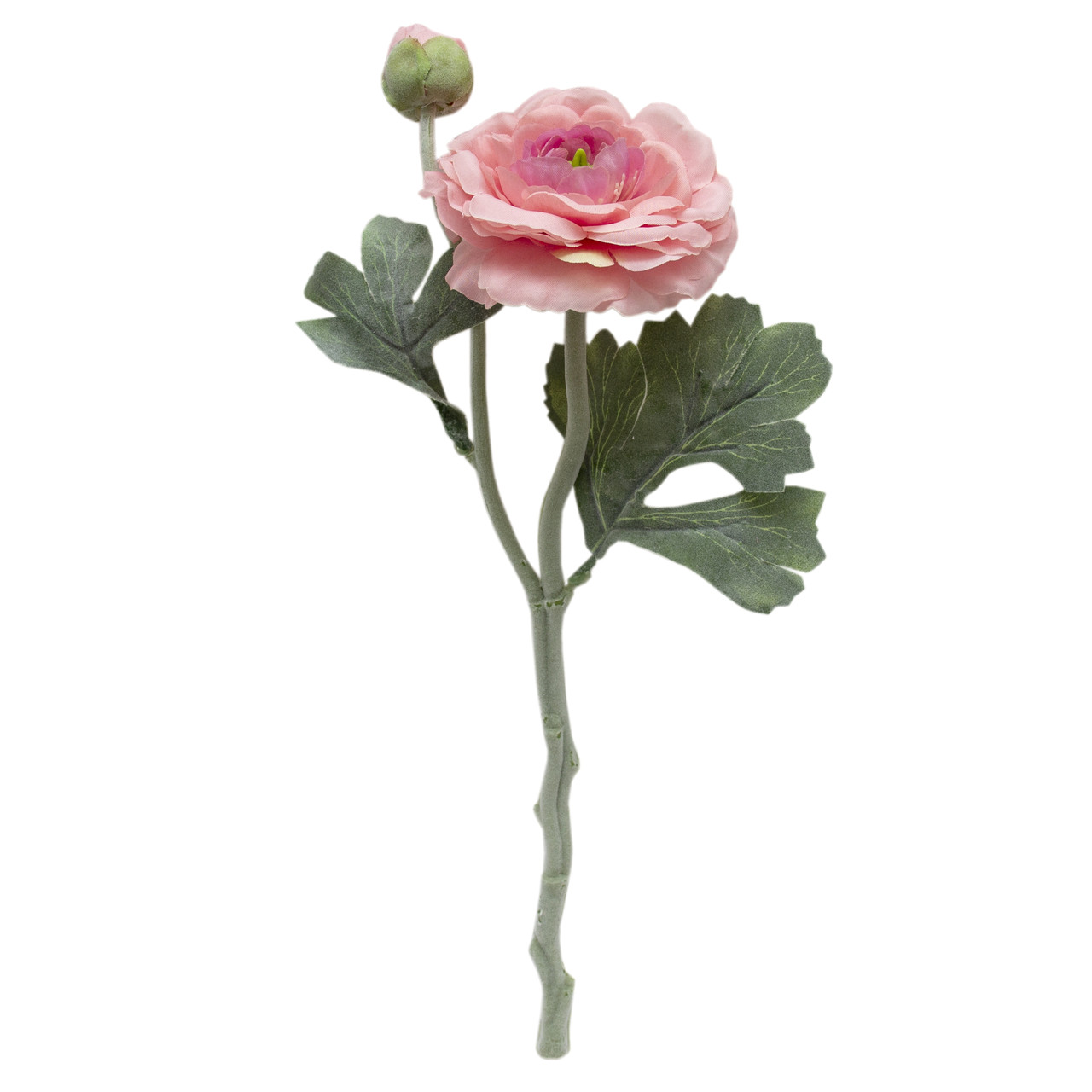 Жовтець, 35 см, штучна квітка рожева (630072)