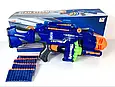 Дитячий автомат бластер 7051 з 40 шт. м'якими кулями, на батарейках, фото 2
