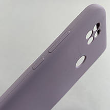 Чохол для Xiaomi Redmi 9С силікон кейс чохол з мікрофіброю на телефон сяомі редмі 9с чорничний r4e, фото 4
