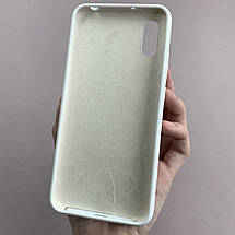 Чохол для Xiaomi Redmi 9А силікон кейс чохол з мікрофіброю на телефон сяомі редмі 9а білий r4e, фото 3