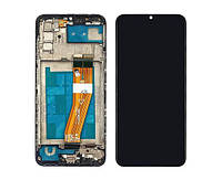 Дисплей для Samsung A025/ A037 Galaxy A02S/ A03S з чорним тачскріном і корпусною рамкою