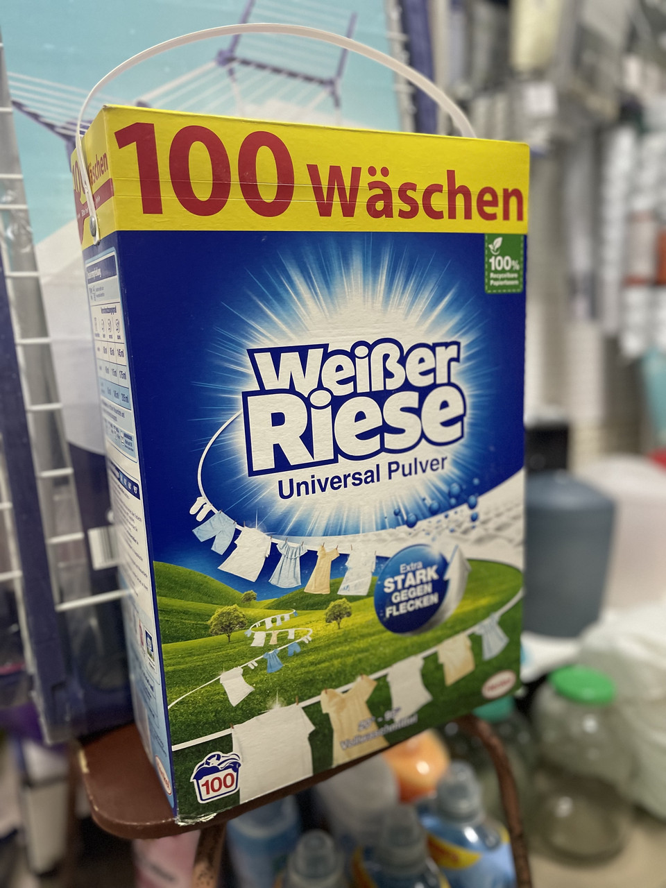 Порошок стиральный Weiber Riese UNIV 100 стир. 5,5кг: продажа, цена в  Одессе. Средства для стирки от 