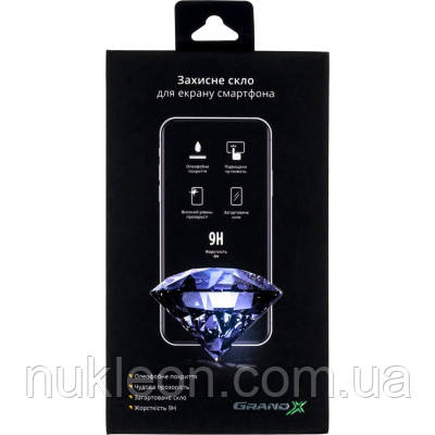 Популярний! Скло захисне Grand-X Samsung Galaxy A14 SM-A145 black (GXSGA145FCB) - Краща якість тільки на Nukleon.com.ua, фото 1