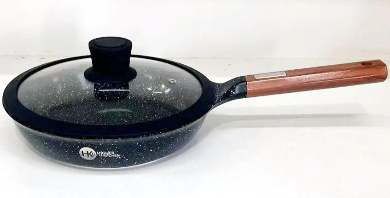 Сковорідка HK-319 28 см із кришкою та гранітним покриттям
