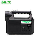 Портативна сонячна батарея (станція) 5000мАч GDLITE GD-8017 MK II, фото 4