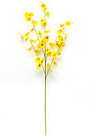 Искусственный цветок Орхидея, 88 см, желтый