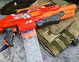 Автомат бластер Blaze Storm ZC 7100 з м'якими кулями 40 шт. на батарейках, фото 10