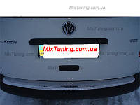 Накладка на задний бампер Фольксваген кадди (Volkswagen CADDY), нерж. Carmos