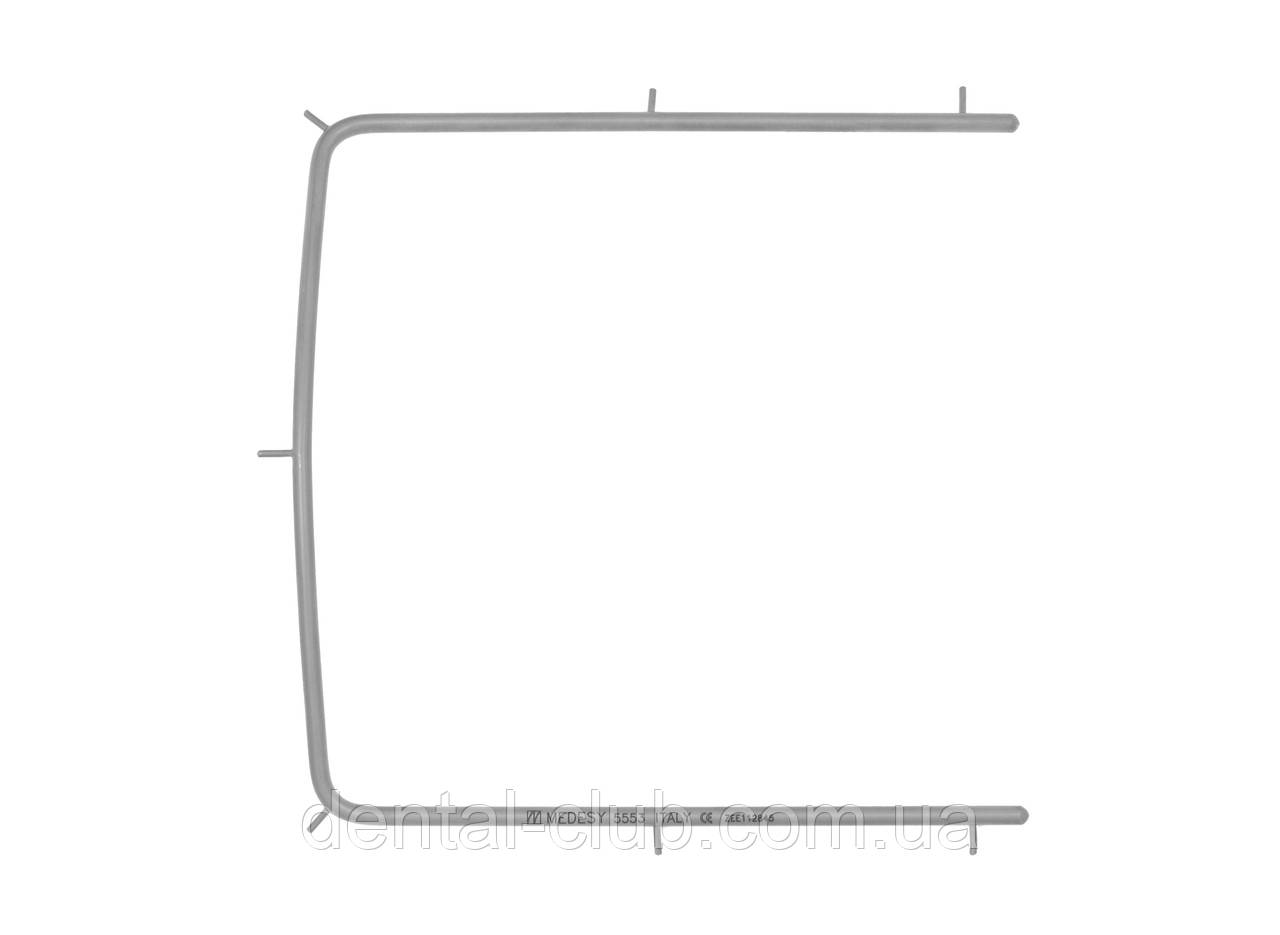 Рамка металева для кофердаму (раббердаму) дитяча 90х90 мм, Medesy 5554 (Медесі), Італія, фото 1