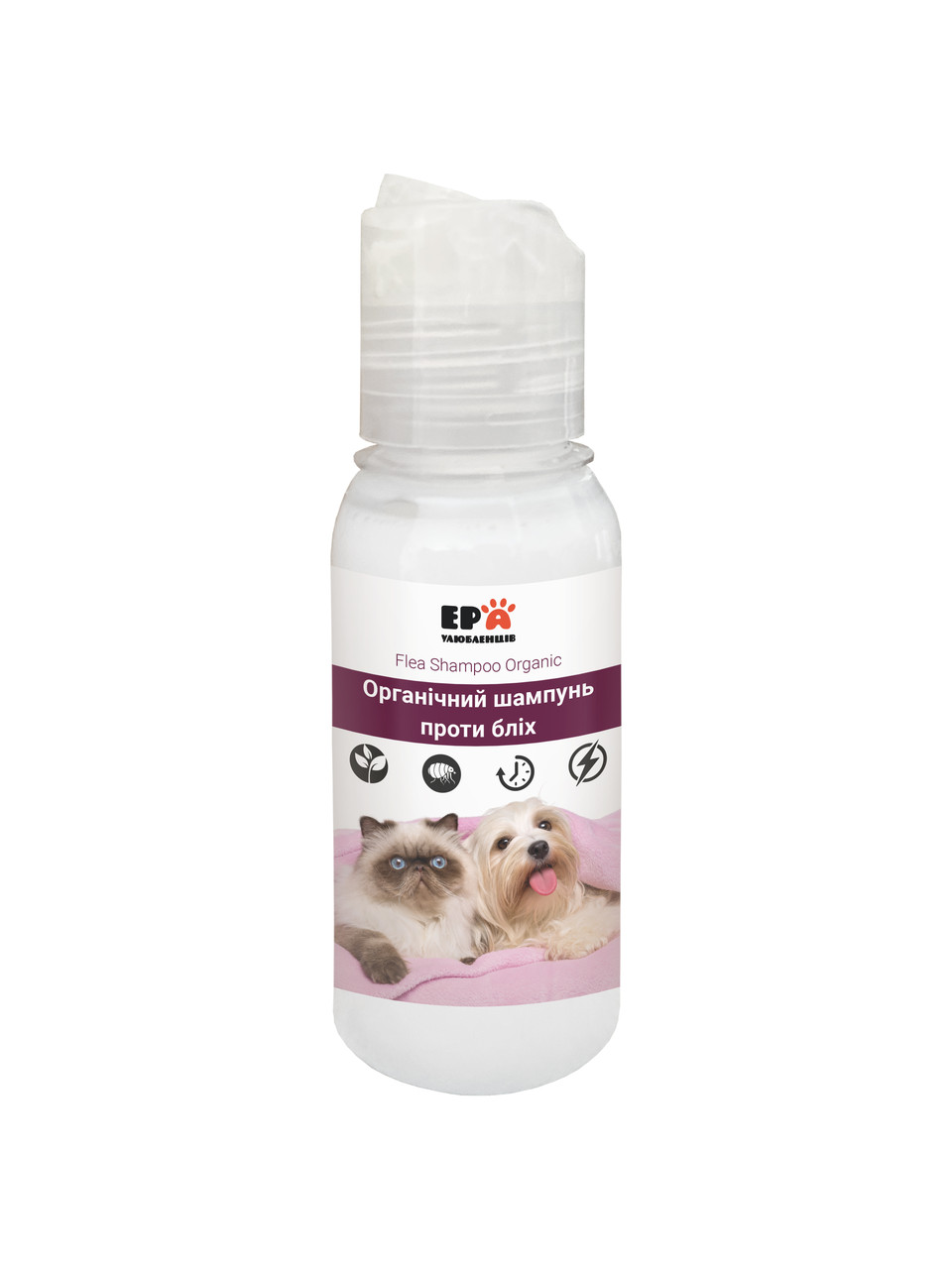Шампунь проти бліх органічний Flea Shampoo Organic 100 мл