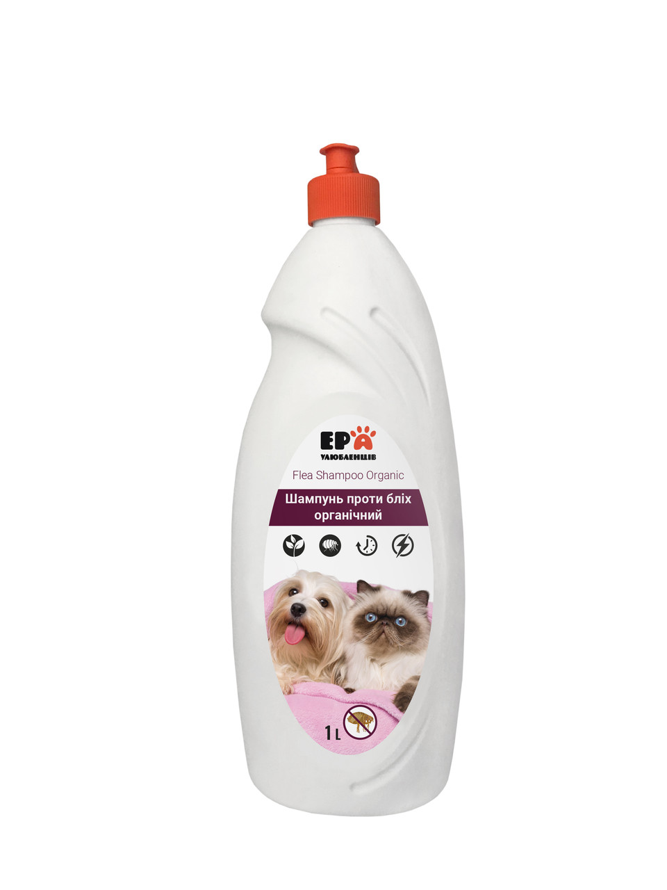 Шампунь проти бліх органічний Flea Shampoo Organic 1 л