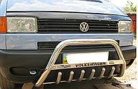 Защита передняя (кенгурятник) с надписью для Volkswagen T4 (Фольксваген Т4)