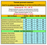 Зимовий костюм-комбінезон дитячий на овчині зі знімною підстежкою "Панди" (86/92, 92/98 та 98/104 см), фото 2