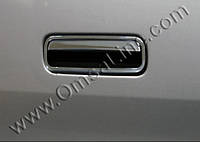 Накладки на ручку багажника Volkswagen Caddy 2010+(фольксваген кадди), нерж. CARMOS