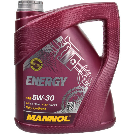 Mannol Energy 5W-30 4 л, (MN7511-4) моторна олива, фото 1