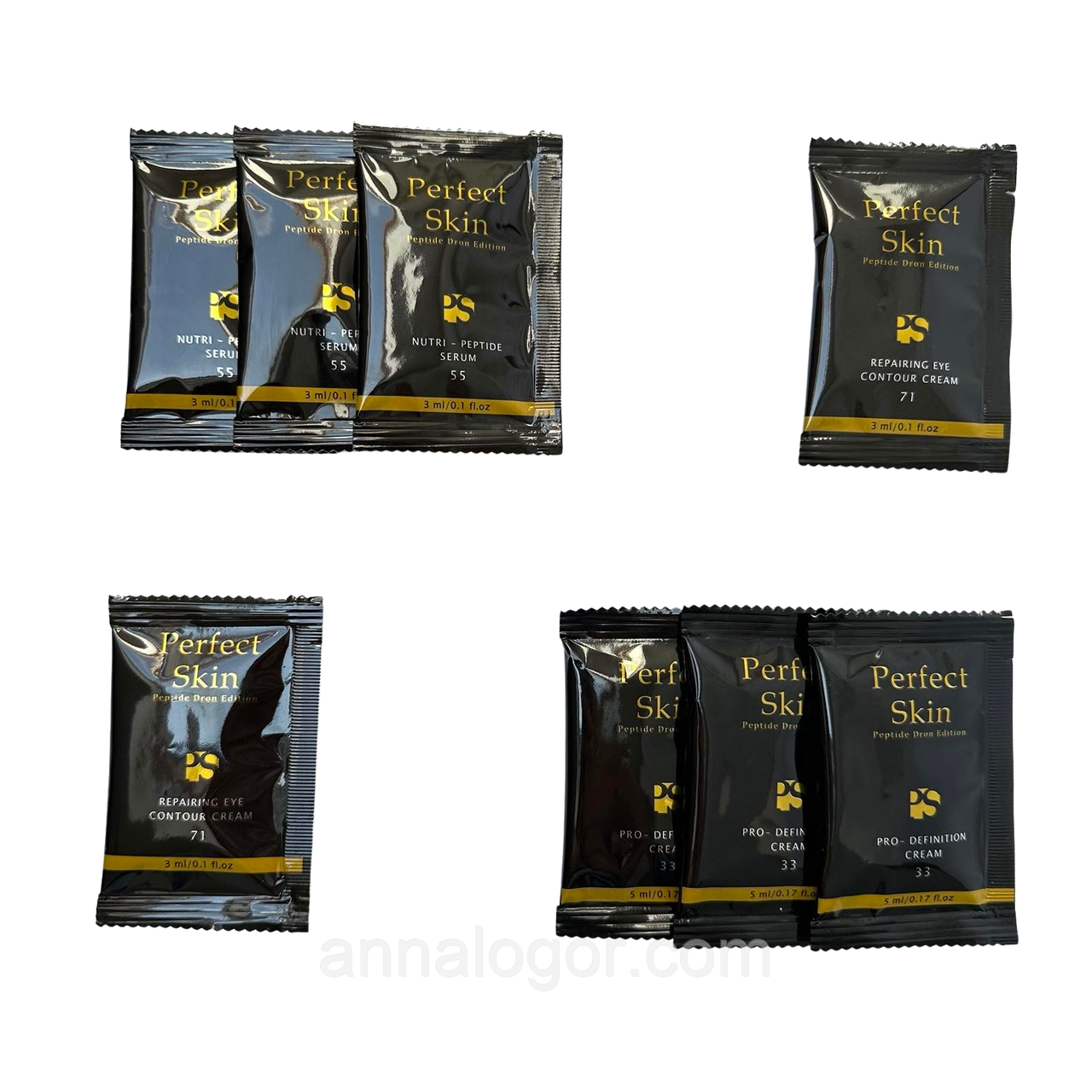 Набір косметики Perfect Skin для жирного типу шкіри, саше 8 шт. х 5 мл.