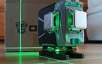 ВІДКАЛІБРОВАНИЙ! 3D DEKO DKLL12tdP02 12 ліній 360 градусів Зелений ПРОМІНЬ до 50м лазерний рівень нівелір