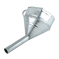 Лійка металева 5л прямий широкий носик (Фури.трактора.сільгосптехніка) FM006 оцинкована