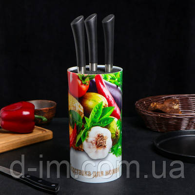 EB-3644 Колодязь Для Ножів 3-Д-Магнітні Планки-Круглої Форми - фото 1 - id-p1943271694