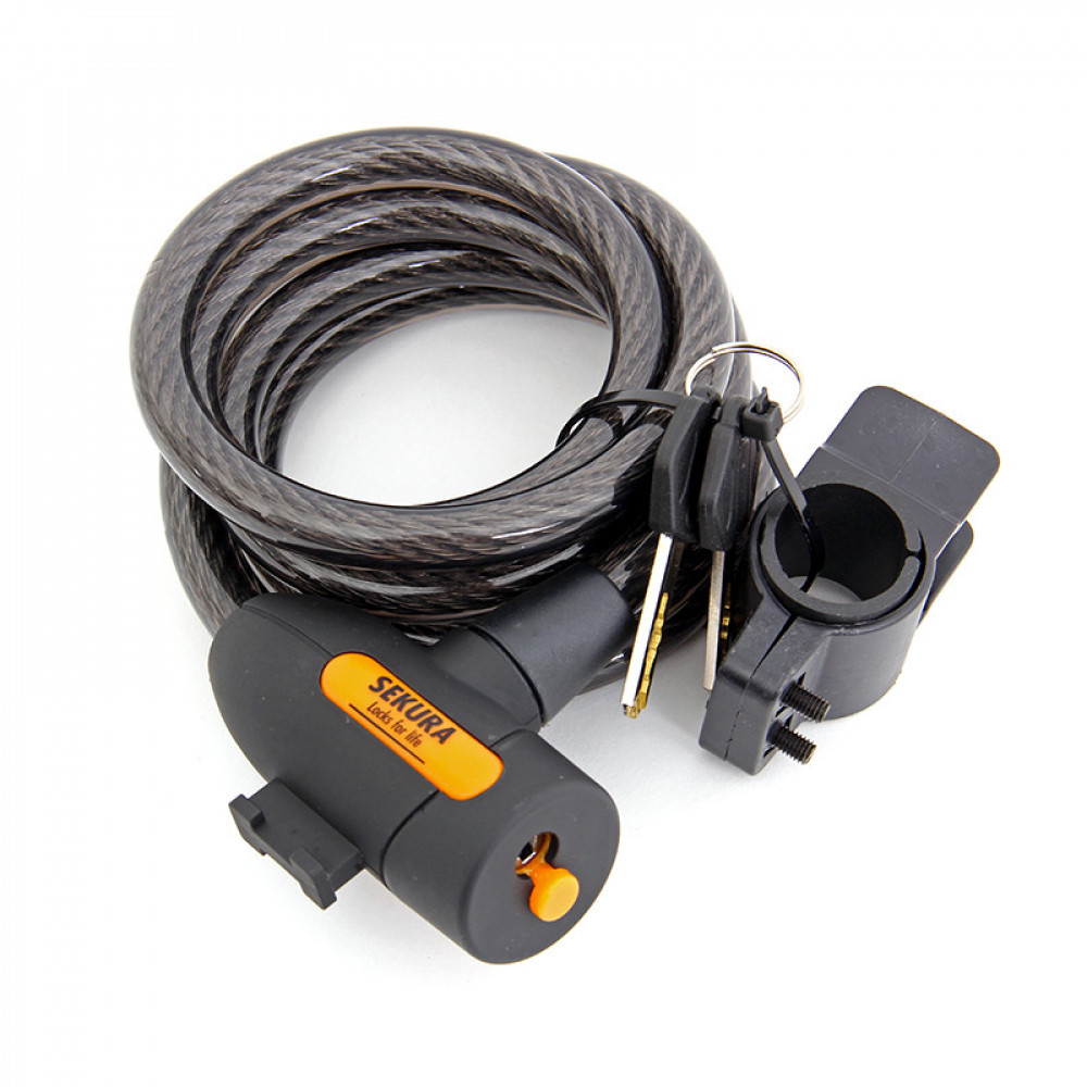 Замок KB 202 (10 мм x 185 см) Spiral Cable SEKURA