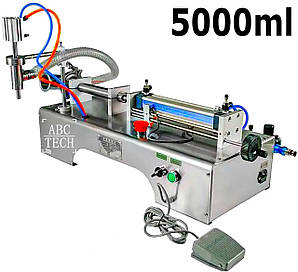 Дозатор для розливу рідин NPLL-5000 Настільний поршневий дозатор 500-5000 мл Розливна машина Hualian