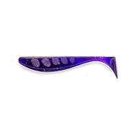 Силікон FishUp Wizzle Shad 5 060 Dark Violet Peacock Silver (10089132) PP, код: 7711241