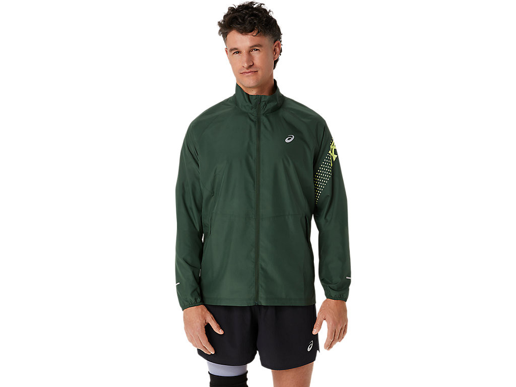 Куртка для бігу чоловіча Asics Icon Jacket 2011C733 300