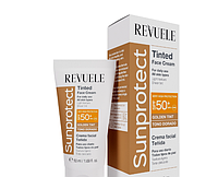 Крем для лица тонирующий Revuele Sunprotect Tinted Face Cream SPF50+ 50мл Golden