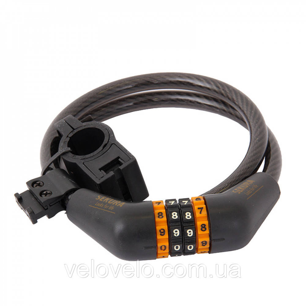 Замок KB 204 (12 мм x 85 см) на код Spiral Cable SEKURA
