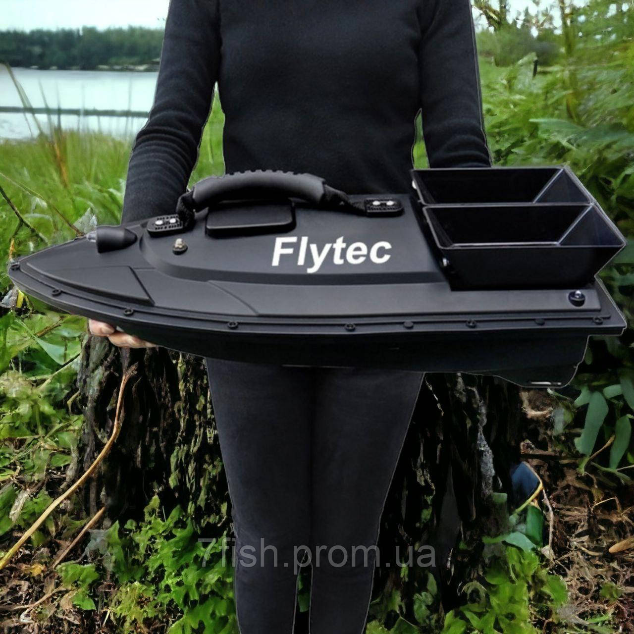 Кораблик для рибалки Flytec 2011-5 2 акумулятори 12000mAh (посилені) + сумка для транспортування