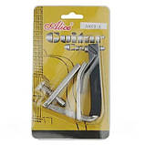 Каподастр гвинтовий (для акустичної гітари) Alice A007F-A, фото 3