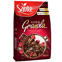 Гранола (Мюслі) з брауні та вишнею Sante Gold Granola Brownie&Cherry 300 г Польща