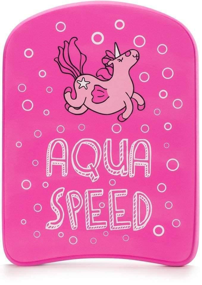 Дошка для плавання Aqua Speed ​​KIDDIE KICKBOARD Unicorn 6896 рожевий дит 31x23x2,4cм (186-unicorn), фото 1