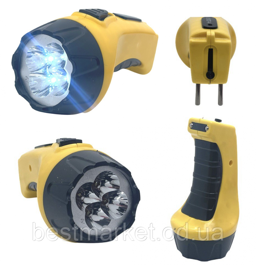 Ліхтар Ручний Акумуляторний LY-827A-4 Світлодіодний Ліхтар