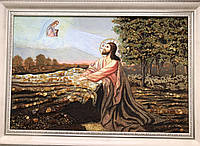 Картина "Ісус Христос на Оливній горі ГЕФСИМАНІЯ " рамка зі склом MMG 40*60 1 шт