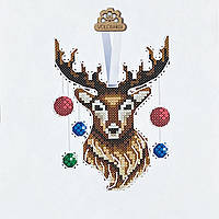 Набір для вишивки хрестиком VOLOSHKA Новорічні іграшки: Олень VPC_017