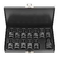 Набір ударних біт TORX і HEX 1/2, 13 шт. 52344 JBM