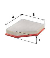Фильтр воздушный WIX WA9966 BMW 2(G42), 3 (G20,G21,G80), 4 (G22/23/26/82/83)