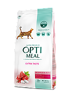 Optimeal Cat Adult High in Veal на основе мяса телятины для кошек 10 кг