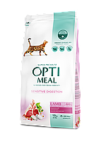 Optimeal Cat Adult Lamb Sensitive на основе мяса ягненка для кошек 10 кг