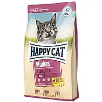 Happy Cat Minkas Sterilised корм для стерилизованных кошек и кастрированных котов-1,5кг