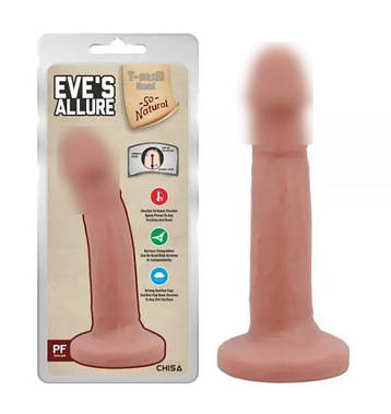 Фалоїмітатор на присоску тілесний Eves Allure | Limon, фото 1