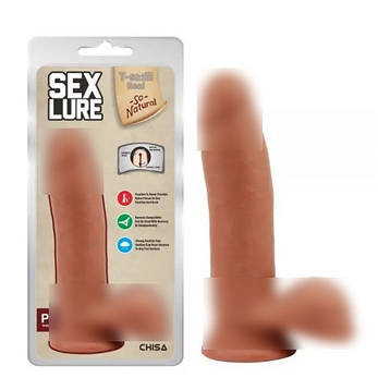 Реалістичний латинський фалоїмітатор із мошокою Sex Lure | Limon, фото 1