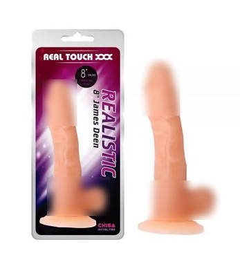 Фалоїмітатор на присоску Realistic 8 James Deen| Limon, фото 1