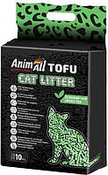 AnimAll TOFU Green tea - ТОФУ Зеленый чай - соевый наполнитель для кошек - 10 л / 4,6 кг