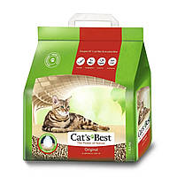 Наполнитель для кошачьего туалета Cat's Best Original Древесный комкующий - 2.1 кг, 5 л