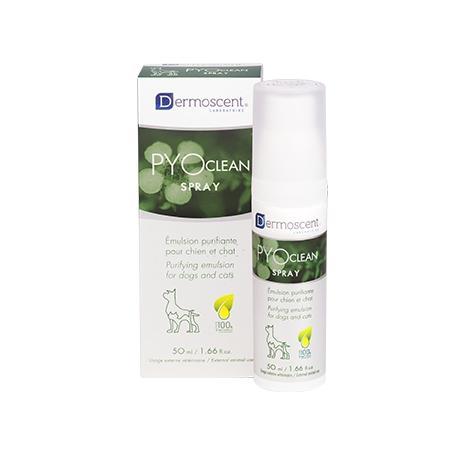 Dermoscent PYOclean Spray средство для ухода за кожей животных кожными инфекциями для собак и кошек - 50 мл - фото 1 - id-p1943347933