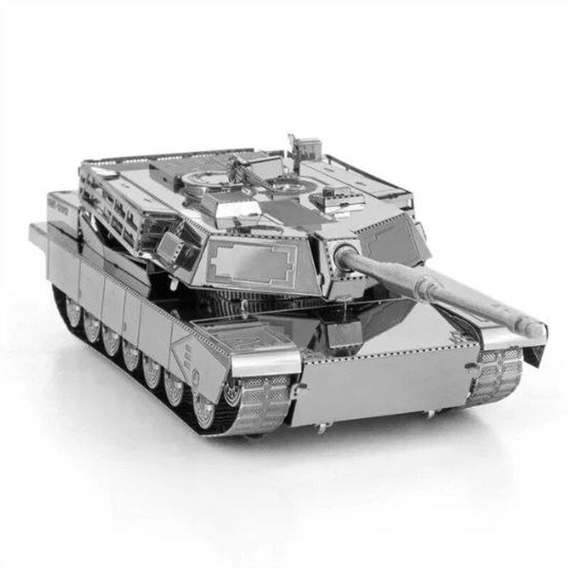 Металевий конструктор 3d пазл танк Abrams