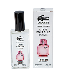 Тестер Женский Lacoste 12.12 Pour Elle Sparkling, 63 мл (NEW)