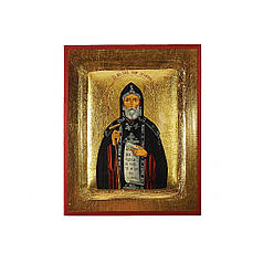 Писана ікона Святий Іов Почаївський 13,5 Х 16,5 см